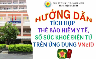 Hướng dẫn tích hợp thẻ BHYT, Sổ sức khỏe điện tử trên ứng dụng VNeID